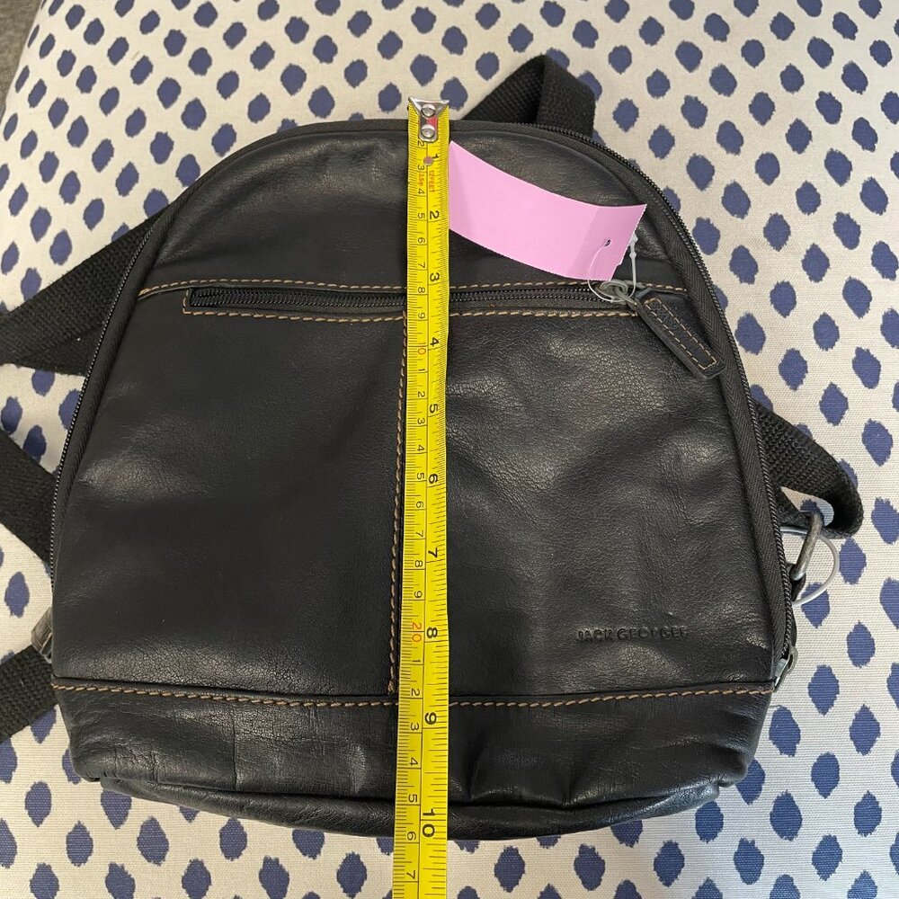 Jack Georges Black Small Backpack - image 7